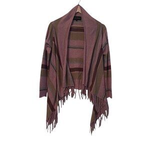 NWOT Young Threads Women's Pink Striped Cardigan Size S